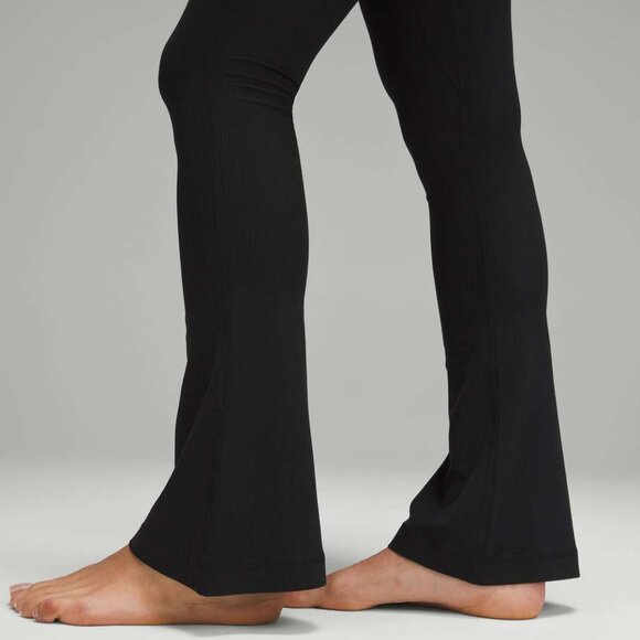 Lululemon Align Ribbed Mini-Flared Yoga Pant 25" Black - Picture 5 of 7